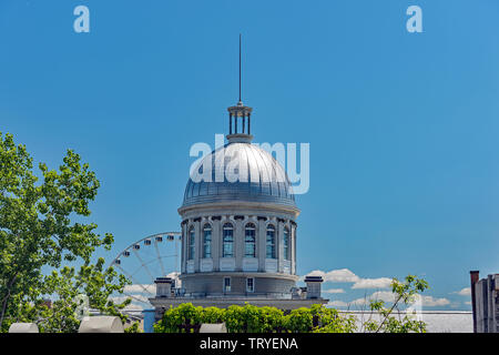 Viste del Mercato di Bonsecours nella vecchia Montreal Foto Stock