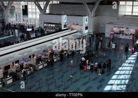 Di Haneda International Airport, Tokyo, Giappone Foto Stock