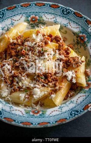 Pasta con ragù bolognese Sauce Foto Stock