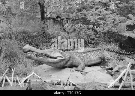 Temibili predatori di una prima mondiale per lo Zoo di Chester Foto Stock