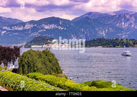 TREMEZZO, Italia, Giugno 03, 2019 : esterni di villa Carlotta, sul lago di Como, giugno 03, 2019, a Tremezzo, Italia Foto Stock