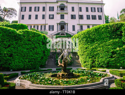 TREMEZZO, Italia, Giugno 03, 2019 : esterni di villa Carlotta, sul lago di Como, giugno 03, 2019, a Tremezzo, Italia Foto Stock