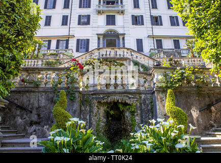 TREMEZZO, Italia, Giugno 03, 2019 : esterni di villa Carlotta, sul lago di Como, giugno 03, 2019, a Tremezzo, Italia Foto Stock