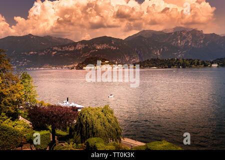 TREMEZZO, Italia, Giugno 03, 2019 : esterni di villa Carlotta, sul lago di Como, giugno 03, 2019, a Tremezzo, Italia Foto Stock