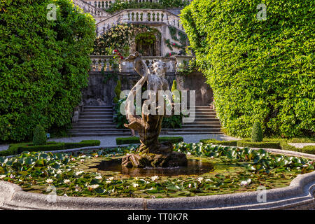 TREMEZZO, Italia, Giugno 03, 2019 : esterni di villa Carlotta, sul lago di Como, giugno 03, 2019, a Tremezzo, Italia Foto Stock