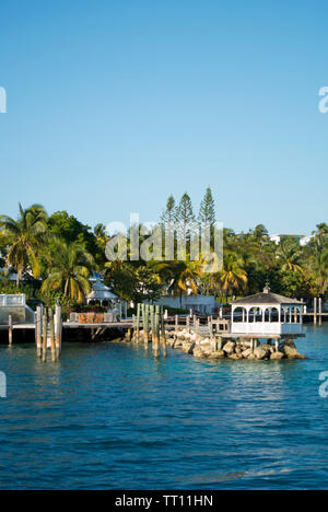 Casa sulla spiaggia di Paradise Island Foto Stock