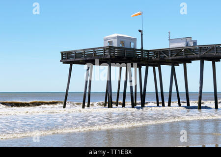 La Ocean City la pesca del molo, Ocean City, New Jersey, STATI UNITI D'AMERICA Foto Stock