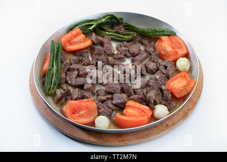Carne saute isolato la cucina turca Foto Stock