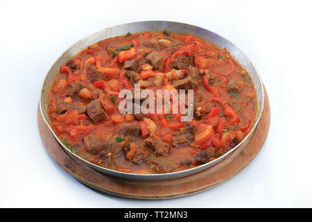 Carne saute isolato la cucina turca Foto Stock