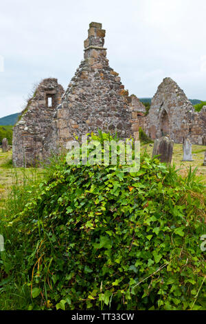 Bonamargy Friary. Ballycastle villaggio. Causeway percorso costiero. Contea di Antrim, Irlanda del Nord Europa Foto Stock