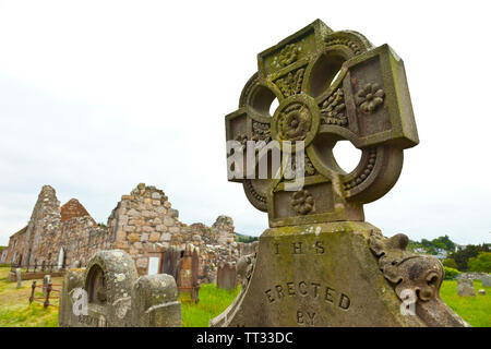 Bonamargy Friary. Ballycastle villaggio. Causeway percorso costiero. Contea di Antrim, Irlanda del Nord Europa Foto Stock