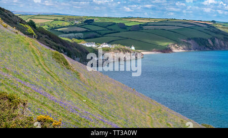 Paesaggi costieri al punto di partenza, Devon Foto Stock