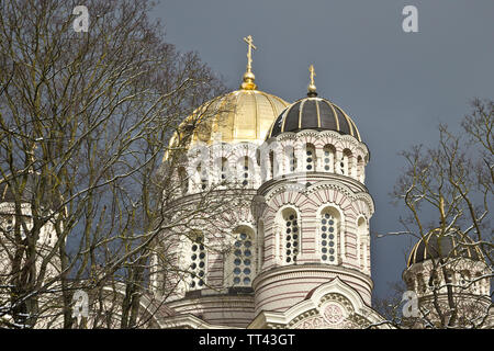 Riga Natività di Cristo cattedrale, Lettonia Foto Stock