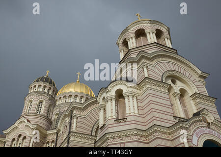 Riga Natività di Cristo cattedrale, Lettonia Foto Stock