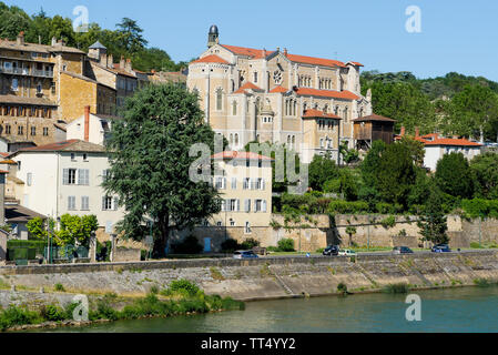 Saint-Symphorien chiesa (XX), Trévoux, ain, Francia Foto Stock