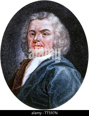 HERMAN BOERHAAVE (1668-1738), botanico olandese e farmacia Foto Stock