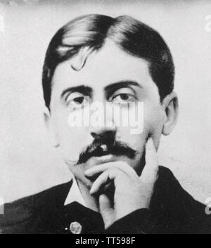 MARCEL Proust (1871-1922) romanziere francese circa 1900 Foto Stock