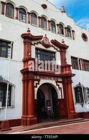 Giustizia Tribunale sulla Plaza de Armas, La Serena, Regione di Coquimbo, in Cile, in Sud America Foto Stock