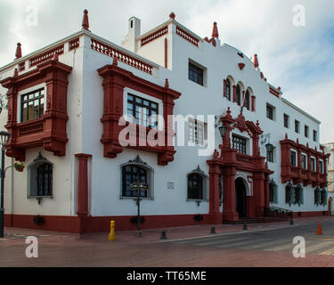 Giustizia Tribunale sulla Plaza de Armas, La Serena, Regione di Coquimbo, in Cile, in Sud America Foto Stock