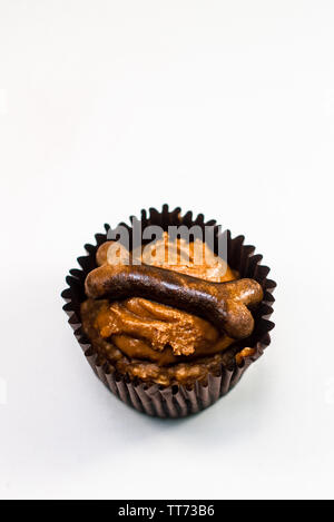 In casa di lusso cane trattare con spazio di copia Foto Stock