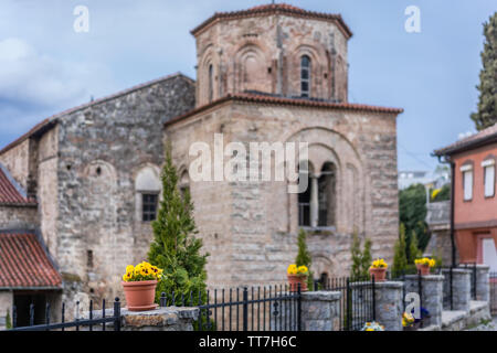 Lo Sveta Sofija vecchia chiesa a Ohrid Macedonia del nord Foto Stock