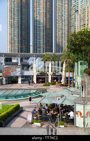 Piazza Civica in elementi Mall, Kowloon, Hong Kong Foto Stock