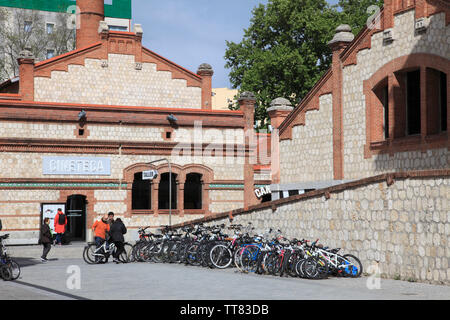 Spagna, Madrid, Matadero, il centro delle arti, ex macello, Foto Stock