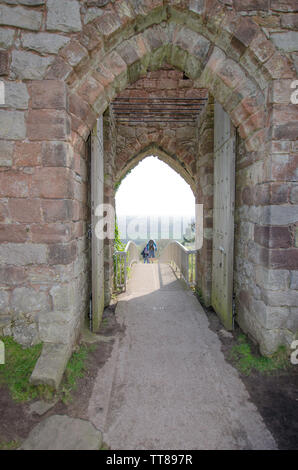 Beeston Castle, Cheshire, Inghilterra, Regno Unito. Foto Stock