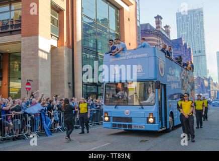Manchester City Homecoming 2019 Foto Stock
