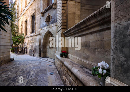 Heraklion, Creta / Grecia. Sagredo Fontana. Costruito da Giovanni Sagredo, parte di esso è stato incorporato nell'angolo nord-ovest di oggi la Loggia Foto Stock