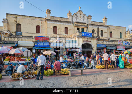 Devaraja mercato di frutta e verdura, Mysore, Karnataka, India Foto Stock