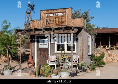 Pioneertown nel sud della California, Stati Uniti d'America Foto Stock