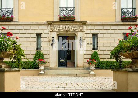 C H Harlow House, 2501 Massachusetts Avenue NW, Washington DC Foto Stock