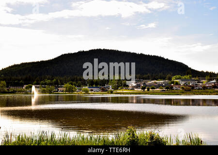 100 Mile House, BC, Canada. Foto del mio paese Foto Stock