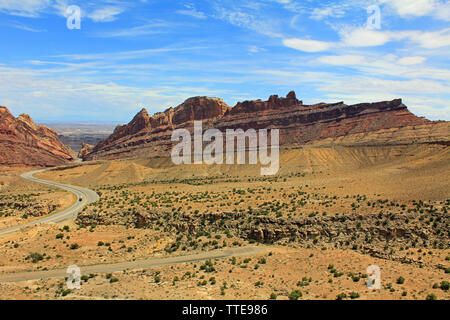 Scogliere in Spotted Wolf Canyon - Utah Foto Stock