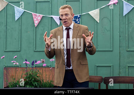 Adam Henson parlando a Malvern tre contee visualizza Foto Stock