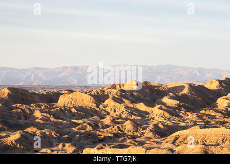 Il paesaggio del deserto in Borrego Badlands. Foto Stock