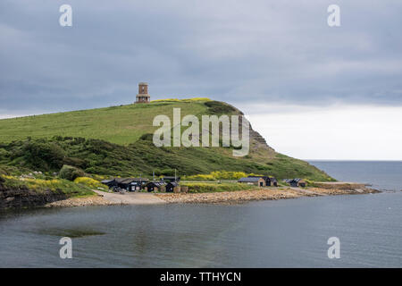 Kimmeridge Bay si trova all' interno di un marine zona speciale di conservazione, Dorset, England, Regno Unito Foto Stock