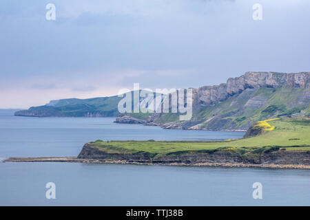 Kimmeridge Bay si trova all' interno di un marine zona speciale di conservazione, Dorset, England, Regno Unito Foto Stock