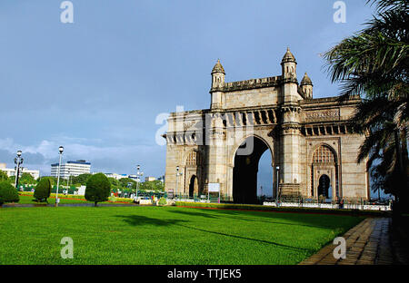 Entrance of a monument, Gateway Of India, Mumbai, Maharashtra, India Stock Photo