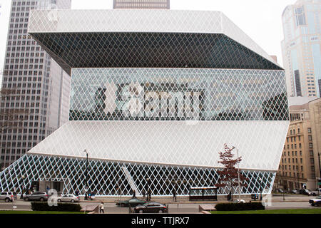 Seattle Central Library in città Foto Stock