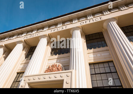 La fiducia del pubblico ufficio edificio, Napier, Nuova Zelanda stile Art Deco Foto Stock