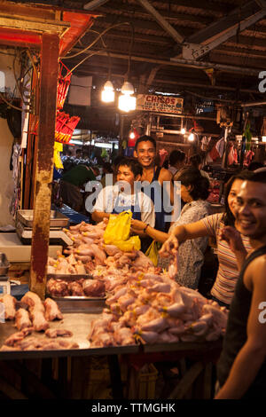 Filippine, Manila, Qulapo distretto, Mercato Quina Foto Stock