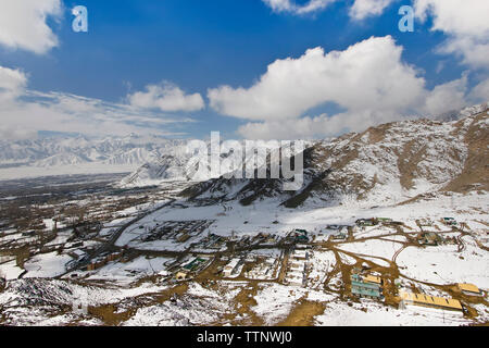 Leh city. Ladakh, Jammu e Kashmir India Foto Stock