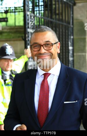 JAMES sapientemente MP in Westminster, Londra,UK SU 17giugno 2019. Partito conservatore MPS. BRITISH PLITICIANS. Politica britannica. Politica. Toria. TORY'S. TORIES. Conservatori e di partito unionista. Foto Stock