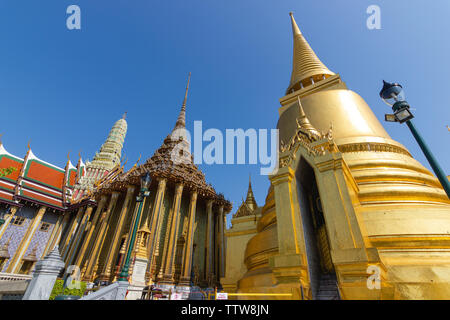 Bangkok in Thailandia :- Feb 2, 2018:- il Wat Phra Kaew ,il Tempio del Buddha di Smeraldo ,piena nome ufficiale di Wat Phra Si Rattana Satsadaram in Bangkok ,Thailandia Foto Stock