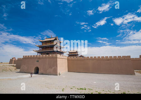 Mingsha deserto montagna, Dunhuang, provincia di Gansu Foto Stock