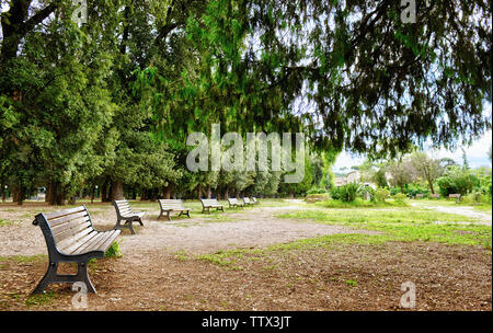 Bellissimo Parco di Villa Borghese a Roma Italia Foto Stock