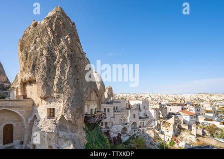 Cappadocia skyline di Goreme, Turchia. Foto Stock