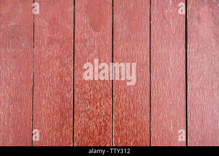 Dipinto di rosso marrone listone in legno sfondo texture Foto Stock